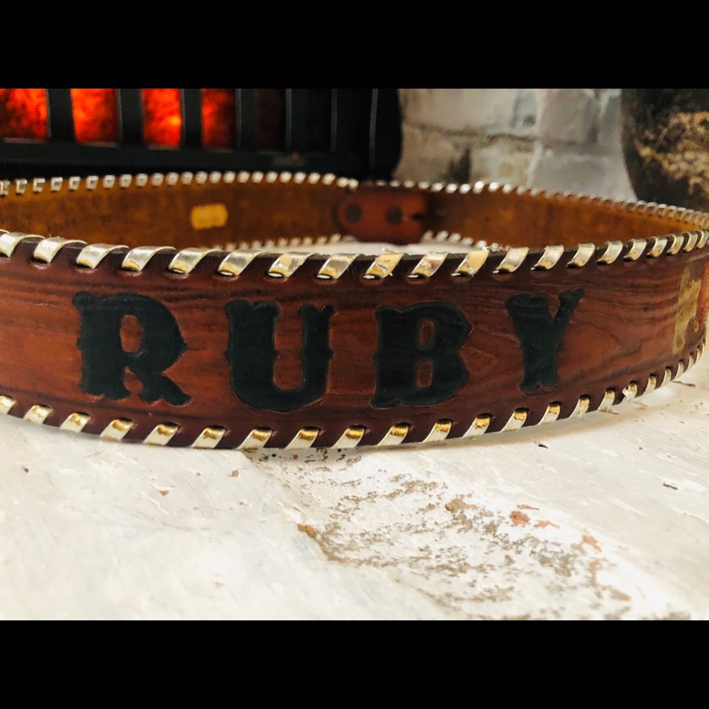 Vintage “Ruby” Belt
